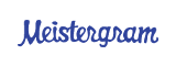 Meistergram embroidery machine logo